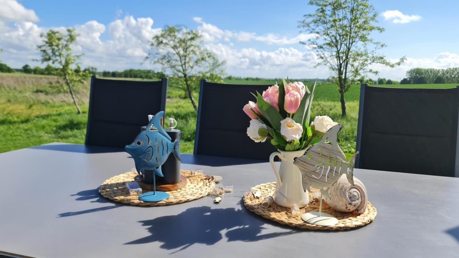 Haus Springborn Ferienoase Zwischen Strand, Feld Und Wald Biendorf Exteriör bild